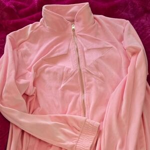 Jeffrey Star Pink Velour Track Suit - Limited Edition